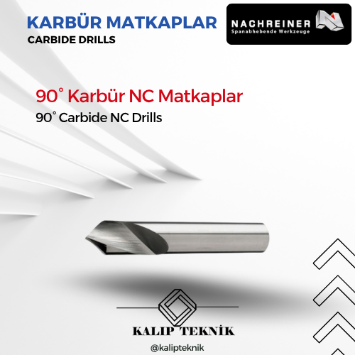 90° Karbür NC Matkaplar